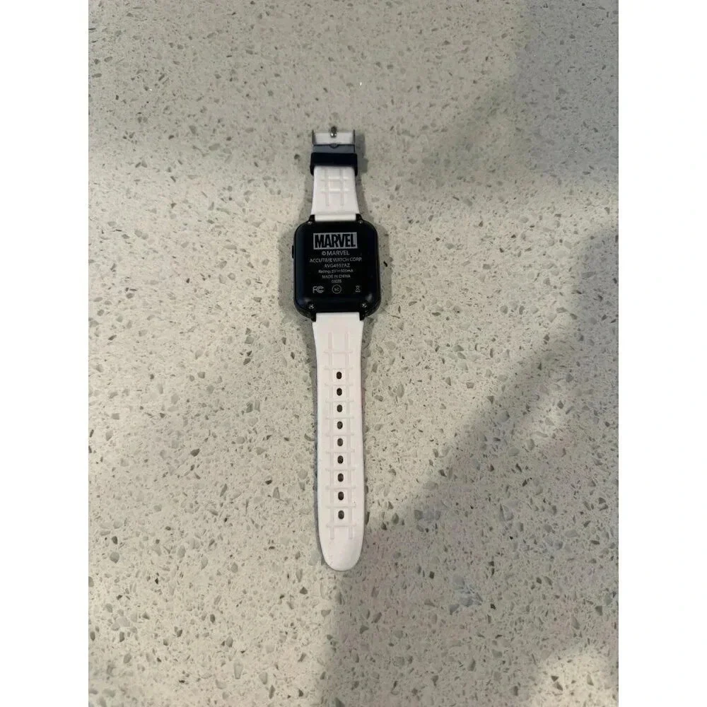 Accutime Kids Marvel Avengers‎ Black Educational Touchscreen Smart Watch sb